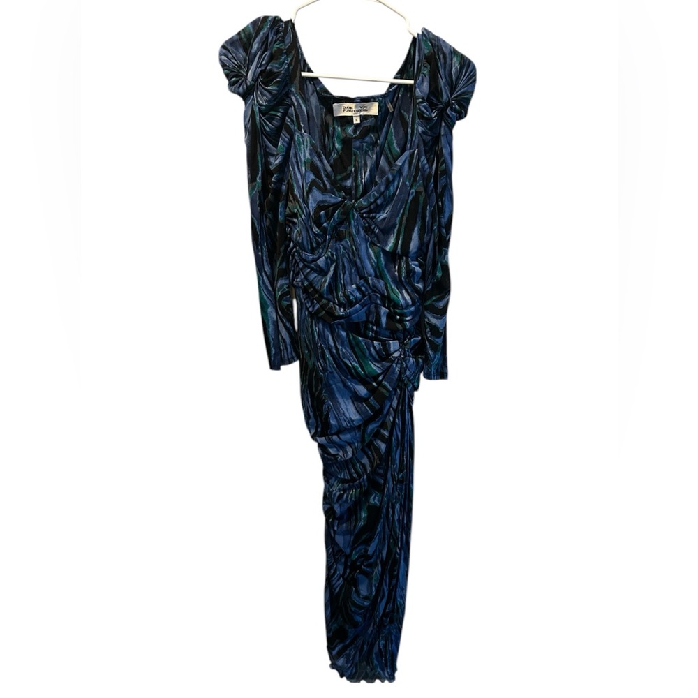 Diane Von Furstenberg Bettina Ruched Puff Dress - Picture 5 of 10